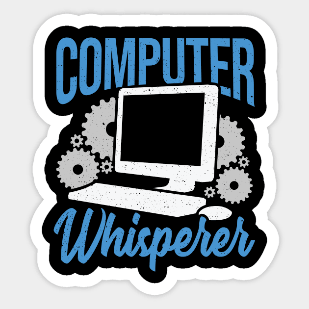 Computer Whisperer Tech Support Gift Sticker by Dolde08